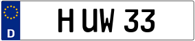 Truck License Plate